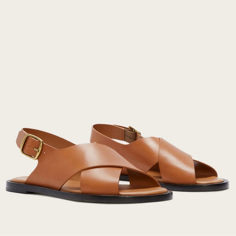 Everlane The City Crossover Sandal in Desert Tan, 10.5, NWOT Sold Out - Picture 2 of 6